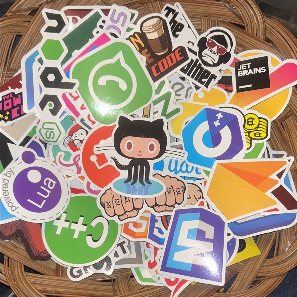 Tech Logo Sticker Set - Picture 1 of 3